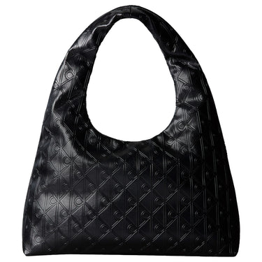 Calvin Klein Puffer Emblem - Borsa a tracolla 54 cm (black)
