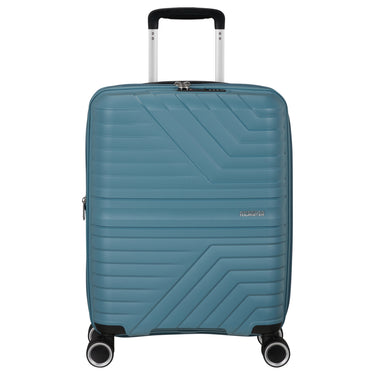 American Tourister Selection Flytwist - 4-Rollen-Kabinentrolley 55 cm erw. (blau)