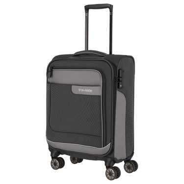 Travelite Viia - 4-Rollen-Kabinentrolley S 55 cm (Schiefer)