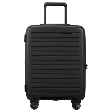 Samsonite Selection Restackd - Valise cabine à 4 roulettes 55 cm extensible (Noir)