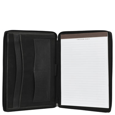 The Bridge Story Uomo - Schreibmappe Leder 32 cm (nero)