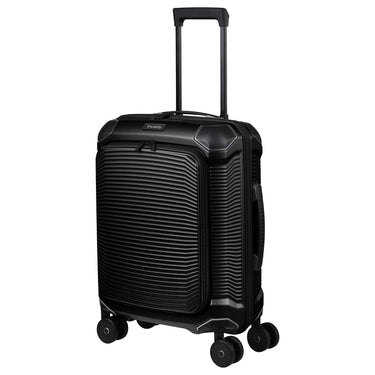 Travelite Millennium - Trolley cabine à 4 roulettes avec poche avant S 55 cm (black)