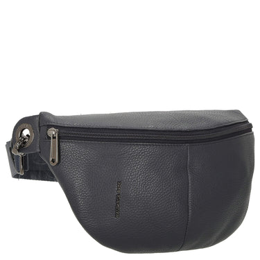 Mandarina Duck Mellow Leather Bum Bag - Banane 30 cm (dress blue)