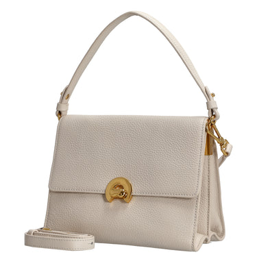 Coccinelle Binxie - Sac bandoulière 23 cm (lambskin white)