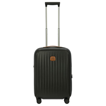 Brics Taormina - Valise cabine 4 roues S 55 cm extensible USB (olive)
