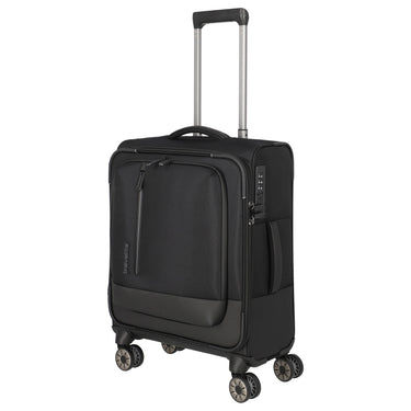 Travelite Crosslite - Trolley da cabina con 4 ruote S 55 cm (black)