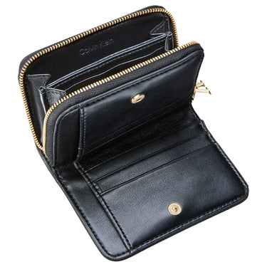 Calvin Klein Medium Flap Zip - Portafoglio 6cc 11 cm (black)