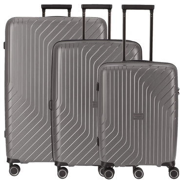 Somko Wave - 4-Rollen-Trolley Set 3tlg. (anthrazit)
