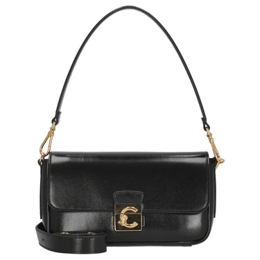 Coccinelle C-Me Lock Shiny Medium - Shoulder Bag 24 cm (noir)