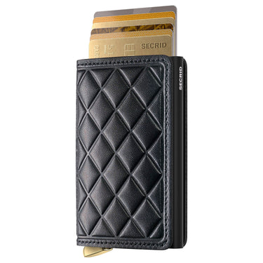 Secrid Slimwallet Emboss Diamond - Kreditkartenetui 6cc 10.2 cm RFID (black+)