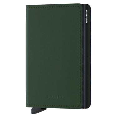 Secrid Matte Slimwallet - Geldbörse RFID 6.8 cm (green-black)