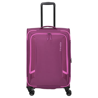 Travelite Corsiica - 4-Wheel Trolley M 67 cm expandable (pink)