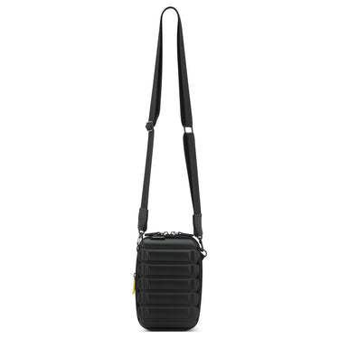 Delsey Paris Shadow 5.0 - Borsa a tracolla 20 cm espandibile (nero)