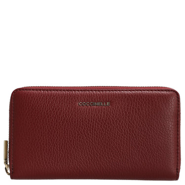 Coccinelle Metallic Soft - Geldbörse 7cc 18 cm (ribes)
