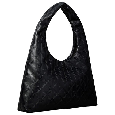 Calvin Klein Puffer Emblem - Borsa a tracolla 54 cm (black)