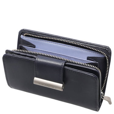 Mandarina Duck Hera 3.0 - Cartera con botón a presión 14 cm (dress blue)