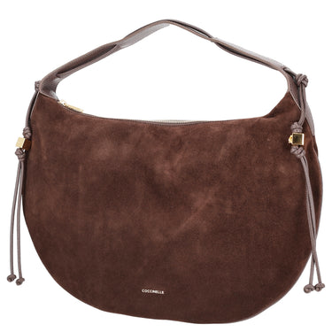Coccinelle Thess Suede Bim - Schultertasche 45 cm (brunette/brunet)