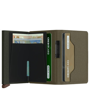 Secrid Liba Bandwallet - Geldbörse 6cc 10.2 cm RFID (green-orange)