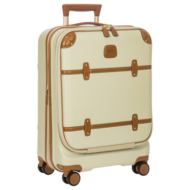 Brics Bellagio - 4-Rollen-Kabinentrolley mit Vortasche 55 cm erw. (cream)