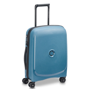 Delsey Paris Belmont Plus Slim Line - 4-Rollen-Kabinentrolley 55 cm (blau)