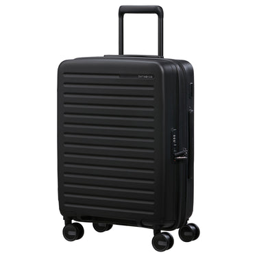 Samsonite Selection Restackd - Valise cabine à 4 roulettes 55 cm extensible (Noir)