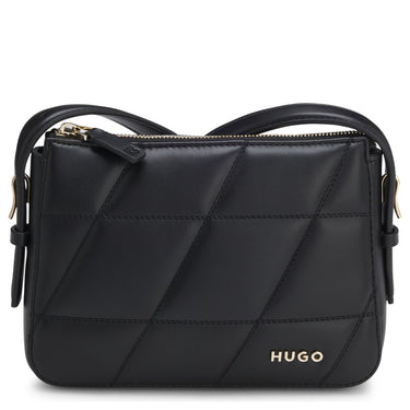HUGO Women Yorih Q Crossbody - Borsa a tracolla 21 cm (black)