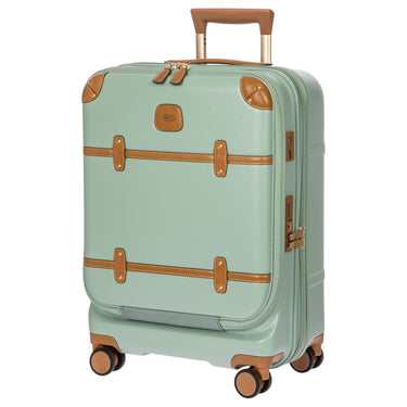 Brics Bellagio - 4-Rollen-Kabinentrolley mit Vortasche S 55 cm erw. USB (eucalyptus)