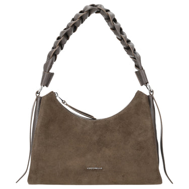 Coccinelle Boheme Suede Bimaterial - Sac bandoulière 30 cm (fango/fango)