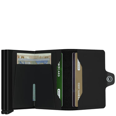 Secrid Matte Twinwallet - Geldbörse 12cc 7 cm RFID (black)