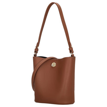 Coccinelle Nikla - Sac bandoulière 20 cm (cognac/noir)