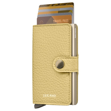 Secrid Miniwallet Pebble - Portefeuille 6cc 10.2 cm RFID (butter yellow)