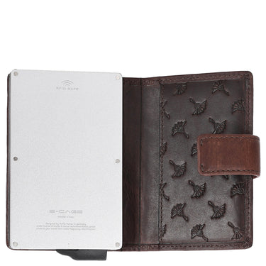 Joop Cerratano C-Two E-Cage - Porta carte di credito 8cc 10.5 cm (marrone scuro)
