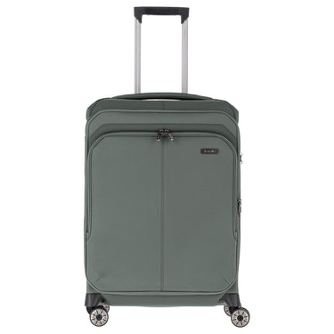 Travelite Priima - 4-Wheel Trolley M 68 cm expandable (olive)