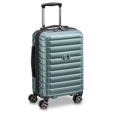 Delsey Paris Shadow 5.0 - 4-Rollen-Kabinentrolley USB 55 cm (grün)