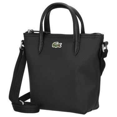 Lacoste Mini-Tote L.12.12 Concept - Borsa a mano 18 cm (black)