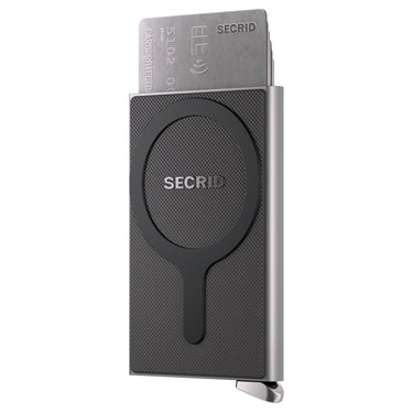 Secrid Cardprotector Fluted for Magsafe - Geldbörse 6cc 10.2 cm (silver)