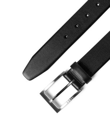 BOSS Barnabie - Ledergürtel mit Dornschließe 3.5 cm (black, 110)