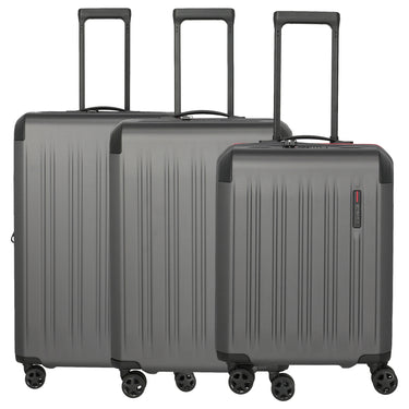 Travelite Dynamiic - 4-Wheel Trolley Set 3 pcs. L+M ext. (anthracite)
