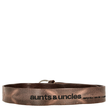 aunts & uncles Trousers Pride Gentle Fella - patch Ledergürtel (dark brown, 110 cm)
