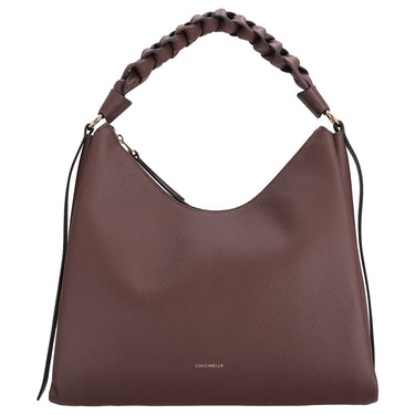 Coccinelle Boheme Grana Double - Schultertasche M 34 cm (berry/winter rose)