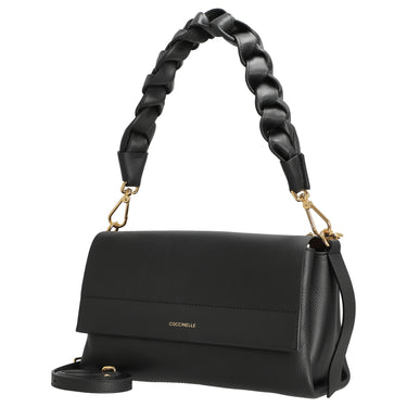Coccinelle Boheme Grana Double - Umhängetasche 26 cm (noir, cognac)