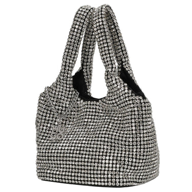 HUGO Women's Liora - Henkeltasche 14 cm (silver)