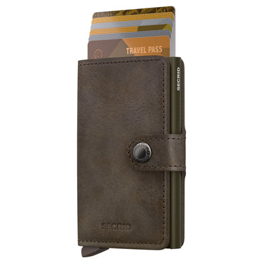 Secrid Vintage Miniwallet - Geldbörse RFID 6.5 cm (oak)