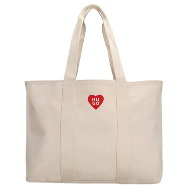 HUGO Women's Becky - Borsa shopper 52 cm (natural)