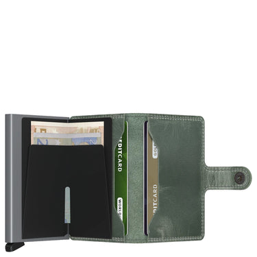 Secrid Vintage Miniwallet - Geldbörse RFID 6.5 cm (sage)