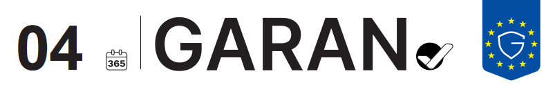 EU-GARAN-Label: Herstellergarantie in Jahren: 4